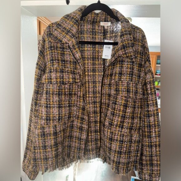 Buckle Jackets & Blazers - Buckle Multicolor Tweed Blazer